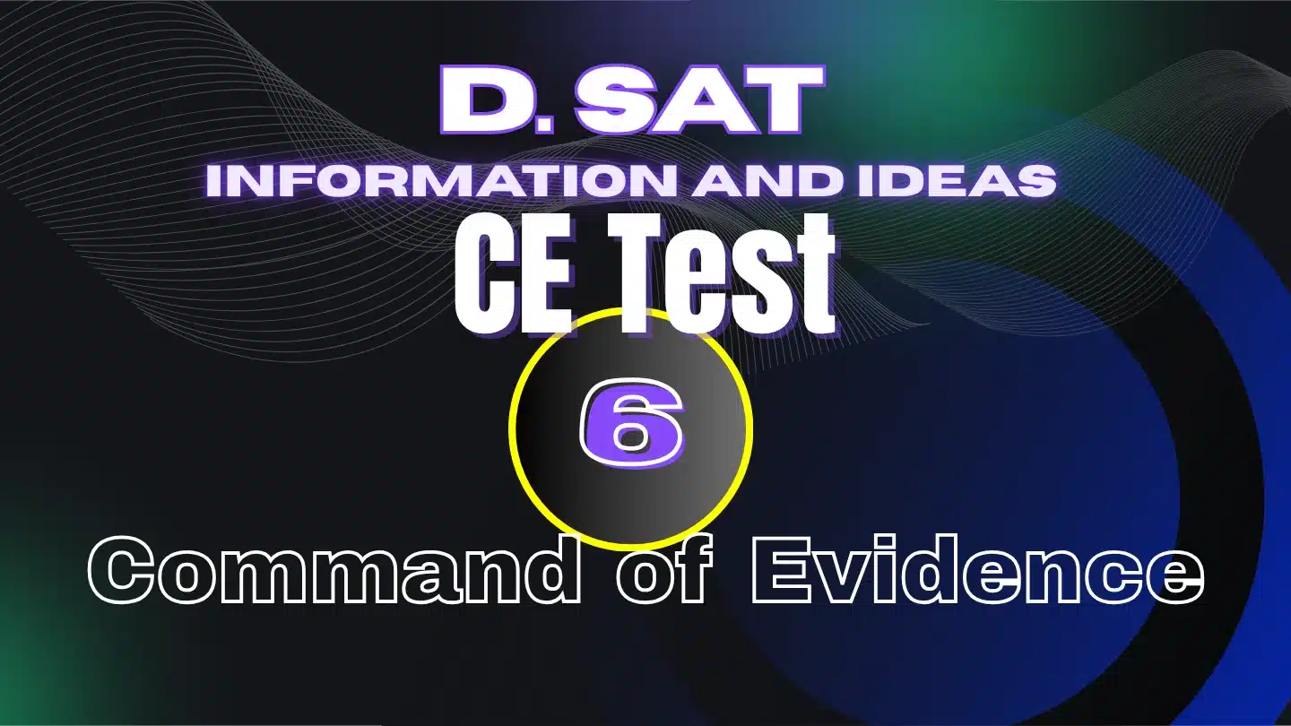 CE Test - 6 - MKS SAT